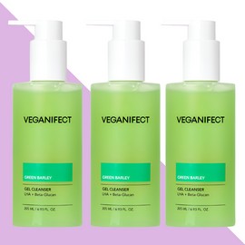 Vegan Effect Green Barley Gel Cleanser 205mlX3 boxes / 비건이펙트 청보리 젤 클렌저 205mlX3박스