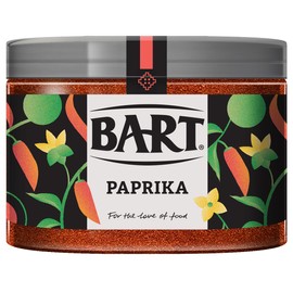 BART Paprika Powder Large Jar - Sweet & Fruity Flavour, Ideal for Chicken Seasoning - Spice Rack Essentials (1x250g Jar)