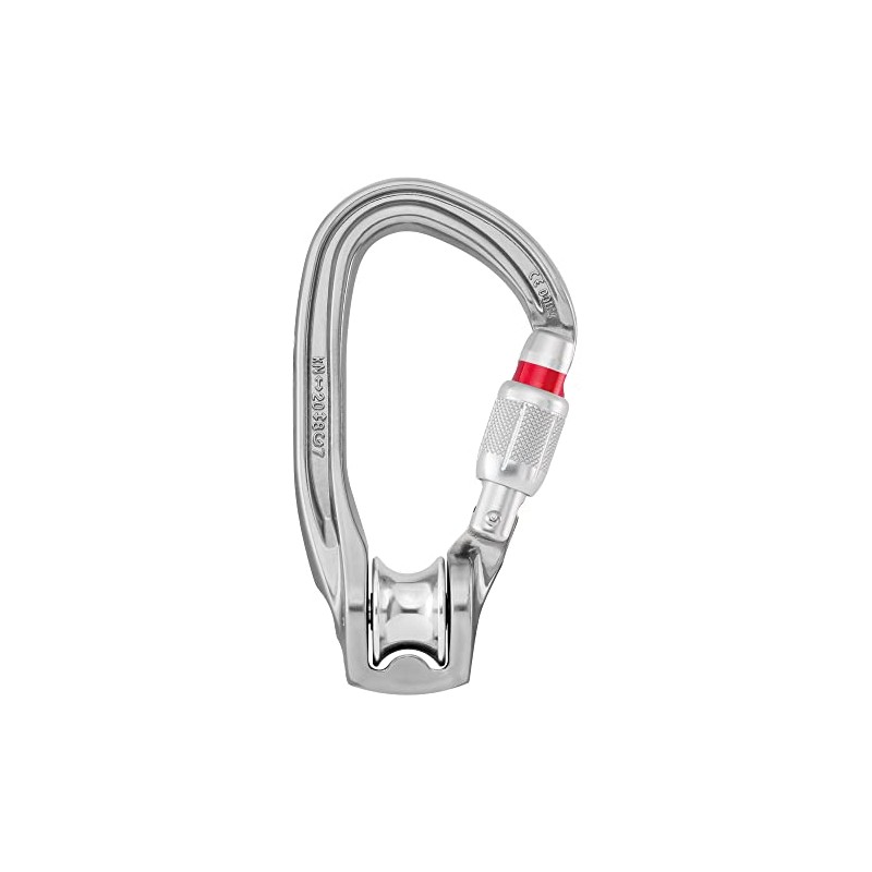 Petzl P75 SL NEW ROLLCLIP Z Pulley Carabiner with Gate
