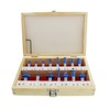 ABN Tungsten Carbide Router Bit 15-Piece Set, 1/2in Shank –