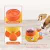 Dog Interactive Treat Feede Toys: Duck-Shaped Food Slow Dispenser,Enrich Activities,