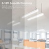 DAKASON 4FT Linkable LED Linear Light, 40W Replacing 120W, 3000K/4000K/5000K