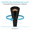 Bächlein Plastic Shower Hose with Double Twist Protection, Glossy Black,