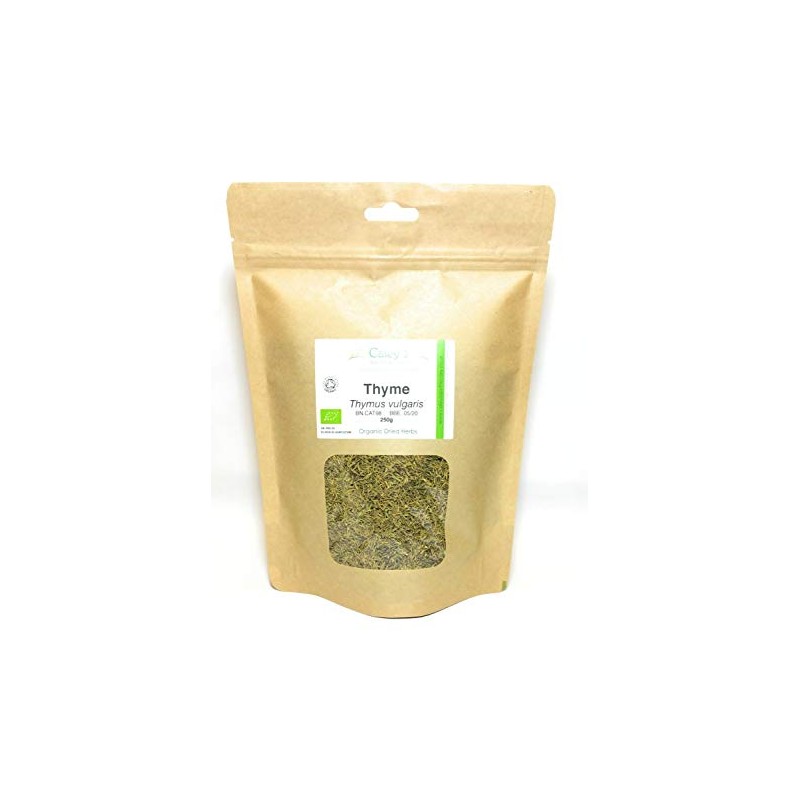 Organic Thyme Dried Herb (Thymus vulgaris) (250g)