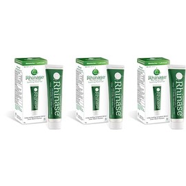 Rhinase Saline Nasal Gel 3 Pack - 1 oz Each - Allergy - Nosebleed - Low Humidity. Great Way to Prevent nosebleeds Caused by Nasal Dryness