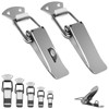 Soul-Cats Pack of 2 Stainless Steel Lockable Snap Lock Box