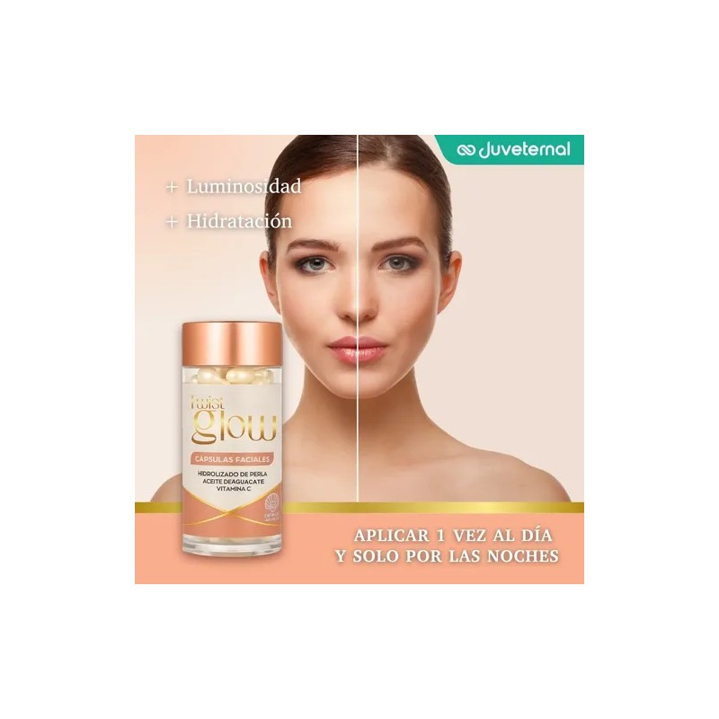 Cápsulas Faciales TWIST GLOW Hidrolizado de Perla Aceite Aguacate Vitamina