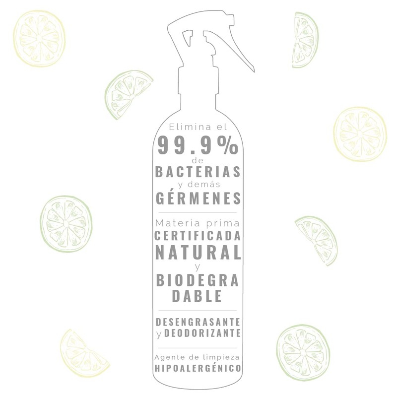 OH!GANICS., Limpiador Multiusos Aroma Limón de 500 ml
