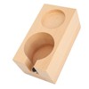 Wooden Coffee Tamper Station Stable Prevent Slip Coffee Tamper Holder