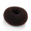 Large Brown Hair Bun Shaper Former Donut Ring Styler by