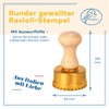 La Gondola Ravioli-Stempel - Rund Gewellt 65mm | Italienisches Pasta-Werkzeug