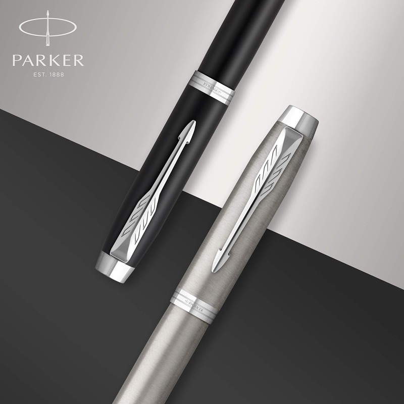 PARKER IM Rollerball Pen | Stainless Steel with Chrome Trim