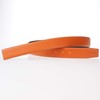 H Full Grain Cowhide Leather Replacement Belt Strap without Buckle