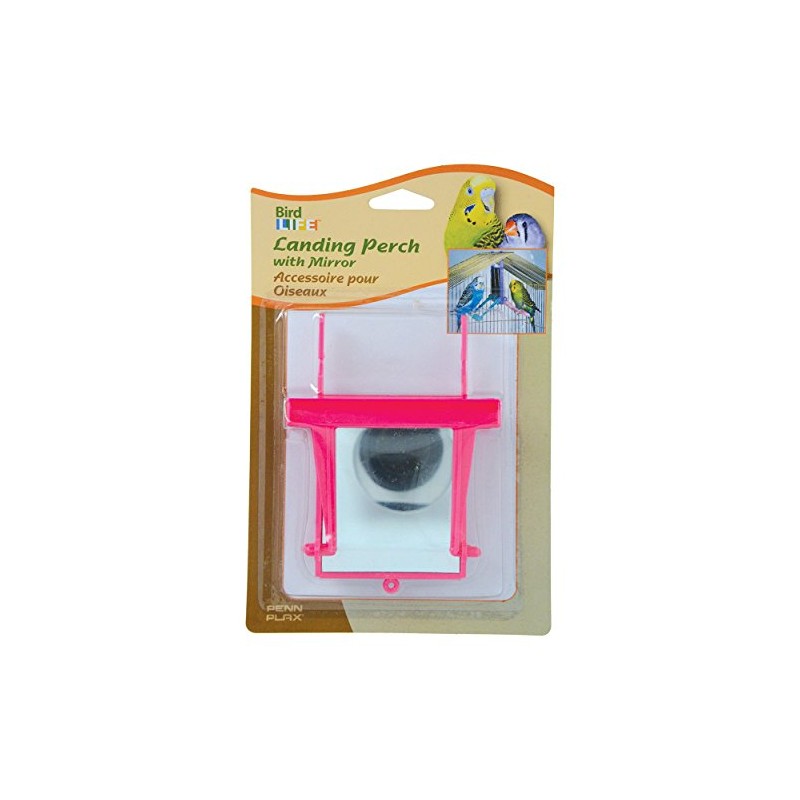 Penn-Plax 64559 Landing Perch with Mirror