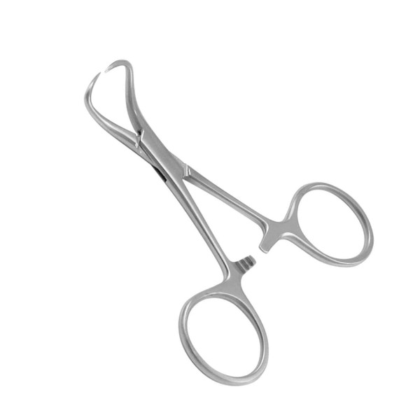 Backhaus Towel Clamps 3.5" Stainless Steel Locking Forceps with Inward