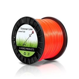 UCINNOVATE 3 LB Weed Eater String, 850 Feet Round 095 Trimmer Line Heavy Duty, 2.4mm Commercial Weed Wacker String, Nylon Trimmer Line Spool for Gas and Electric Trimmers (Orange)