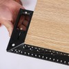 1 Pcs Woodworking Square Ruler, Multi-Angle Measuring Ruler, Adjustable Square