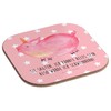 Mr. & Mrs. Panda Square Coasters Unicorn Pig Horn -