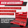 EACELIY 64PCS 1/4,3/8&1/2” Master Torx Bit Socket Set and External