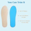 Leather Sockless Shoe Insoles，Handmade Barefoot Inserts, Thin Dress Shoe Inserts