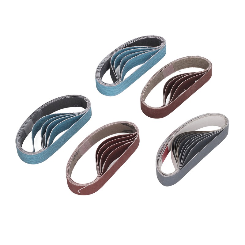 30PCS Sanding Belts Assortment Knife Sharpener Sandpaper Belt Set 80