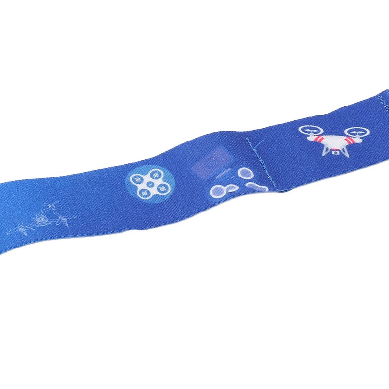 Flight Goggles Headband Adjustable Head Strap with Battery Strap Holder