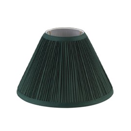 Aspen Creative 59173, Empire Uno Lamp Shade, Phthalo Green, 4" Top x 10" Bottom x 7" Slant Height, Slip UNO 33mm