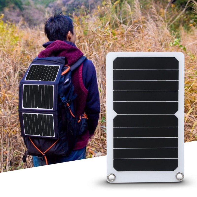 6W 6V Portable Solar Panel Monocrystalline Silicon Solar Cell Panel