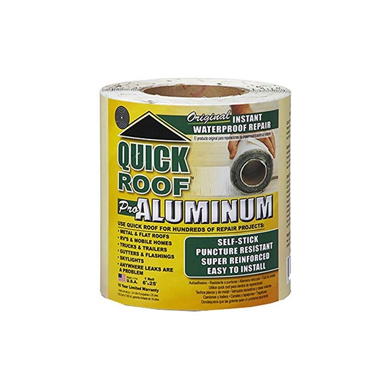 Cofair QR625 Quick Roof Pro Aluminum 6" x 25', Yellow