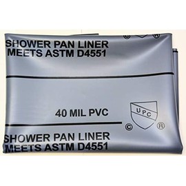 SHOWER PAN LINER 5x7 Grey Made in US (LIMITED EDITION)