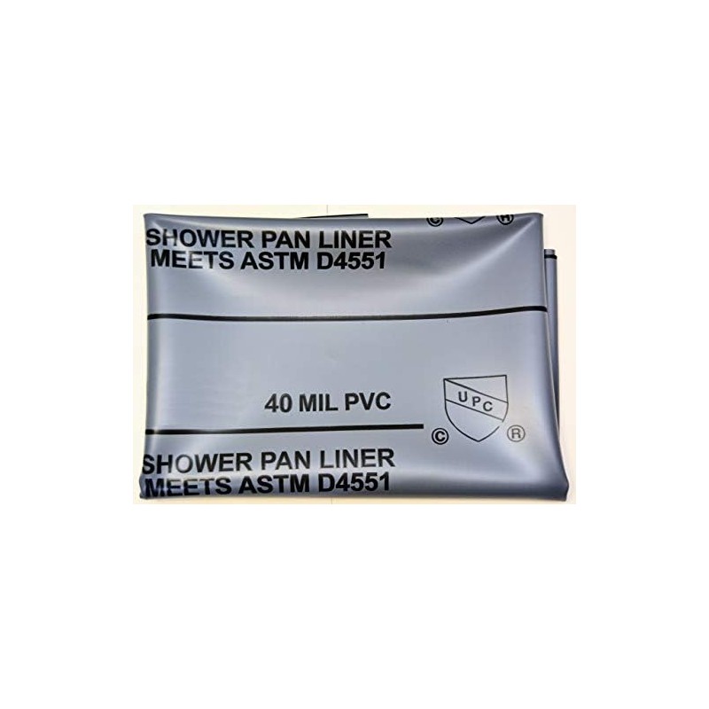 SHOWER PAN LINER 5x7 Grey Made in US (LIMITED EDITION)