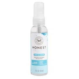 The Honest Company Plant-Based Hand Sanitizer Spray  |   Fragrance Free, 2 fl oz
