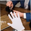 MAGICLULU 6Pairs Cotton Work Gloves for Men Comfortable Jewelry and