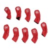 9Pcs Golf Iron Head Covers PU Waterproof Golf Club Headcovers
