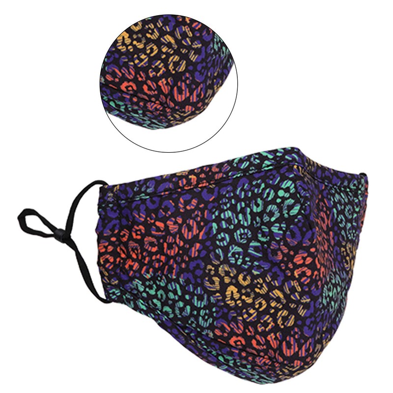 Washable Reusable 3 Layers Cotton Cloth - Rainbow Trout, One