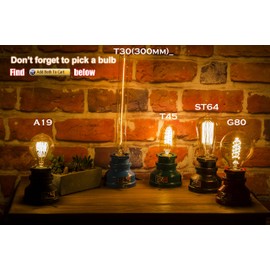 Y-Nut Loft Style Lamp, Corporal Bronze Steampunk Industrial Vintage Style, Water Pipe Table Desk Light with Dimmer, Aged Rustic Metal (Bronze) Replace The Bulb with dimmable Bulbs only