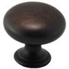 Cosmas 4950ORB Oil Rubbed Bronze Cabinet Hardware Round Mushroom Knob