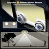 Tuffenough Solar Outdoor Lights with Motion Sensor - 2500LM Bright
