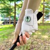 Womens Golf Glove Left Hand Sheepskin Leather Gloves Full Finger
