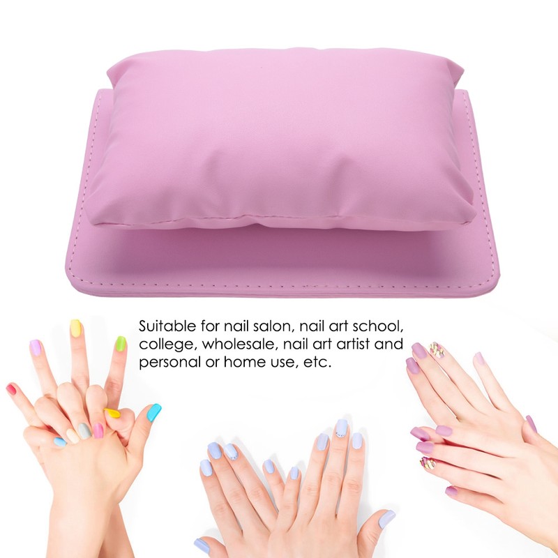 Soft PU Leather Detachable Washable Hand Rest Pillow + Folding
