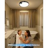 Waterproof Shower Light Indoor - Rechargeable Motion Sensor Ceiling Light,