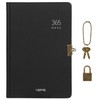 ITODA 365 Days Secret Diary Lockable Notebook A5 Password Notepad
