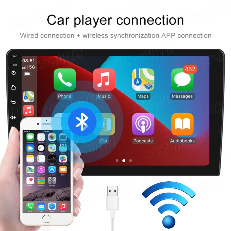 CFRIATO For Toyota Tundra 2007-2013 Sequoia 2008-2018 Android 15 Car