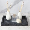 GHQYP 12" x 8" Natural Marble Decorative Tray, Elegant Vanity