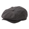 TOP-EX L/XL/XXL Merino Wool Flat Hat Men's 8 Panel Peaky