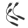 Operitacx 3pcs USB C to Audio Adapters High Fidelity Type
