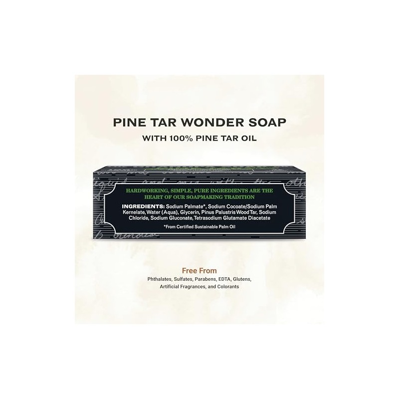 The Grandpa Soap Company Pine Tar Soap - 3.25 oz