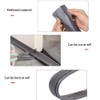Vilemoon 2Pack Door Draft Stopper with Felt Cloth Reduce Noise,