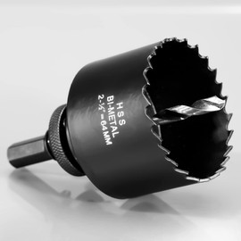 64mm HSS Hole Saw, M42 Bi-Metal Wood Hole Dill Bit, Round drill Cutter for Pipe Vent, Plasterboard, Plastic and Copper