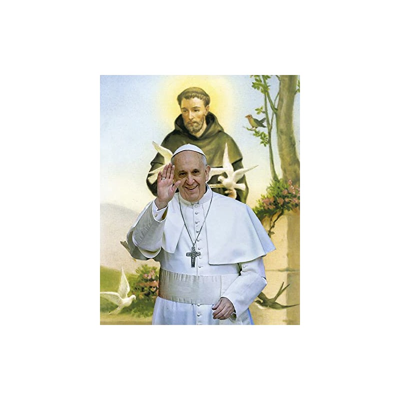 Catholic print picture - pope francis 20-8" x 10" ready